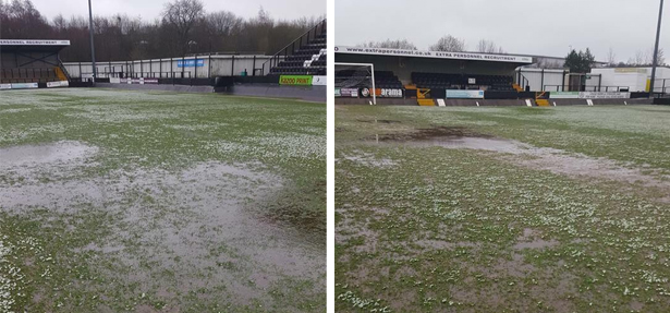 WCFC - Waterlogged Pitch